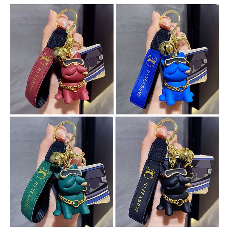 Móc khóa Chó Pit Bull đại ca giàu sang