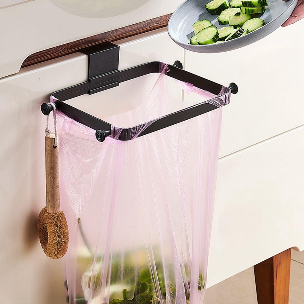 NICKOLAS Giá Đỡ Treo Túi Rác Bằng Thép Không Gỉ Tiết Kiệm Không Gian Cho Nhà Bếp