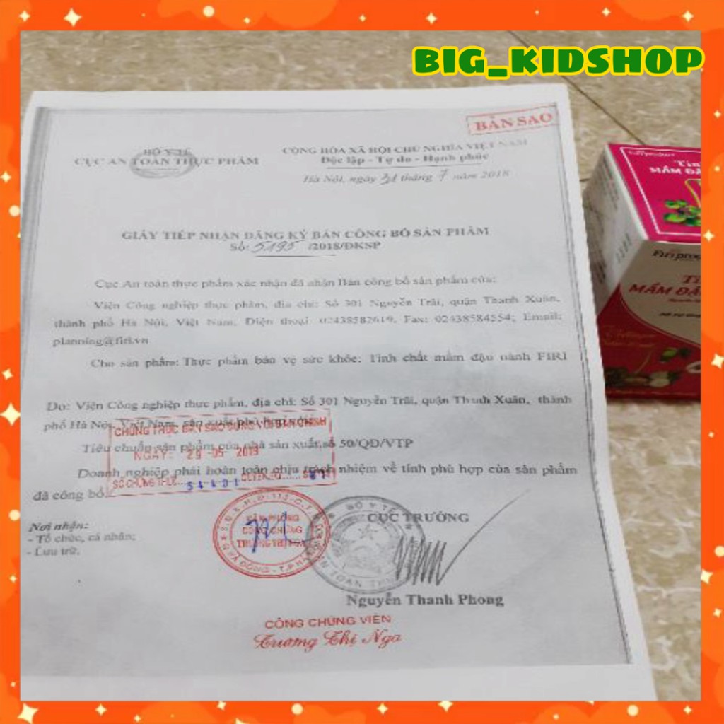 Tinh chất mầm đậu nành FIRI- Mầm Đậu Nành FIRI- VIỆN CÔNG NGHỆ THỰC PHẨM | BigBuy360 - bigbuy360.vn