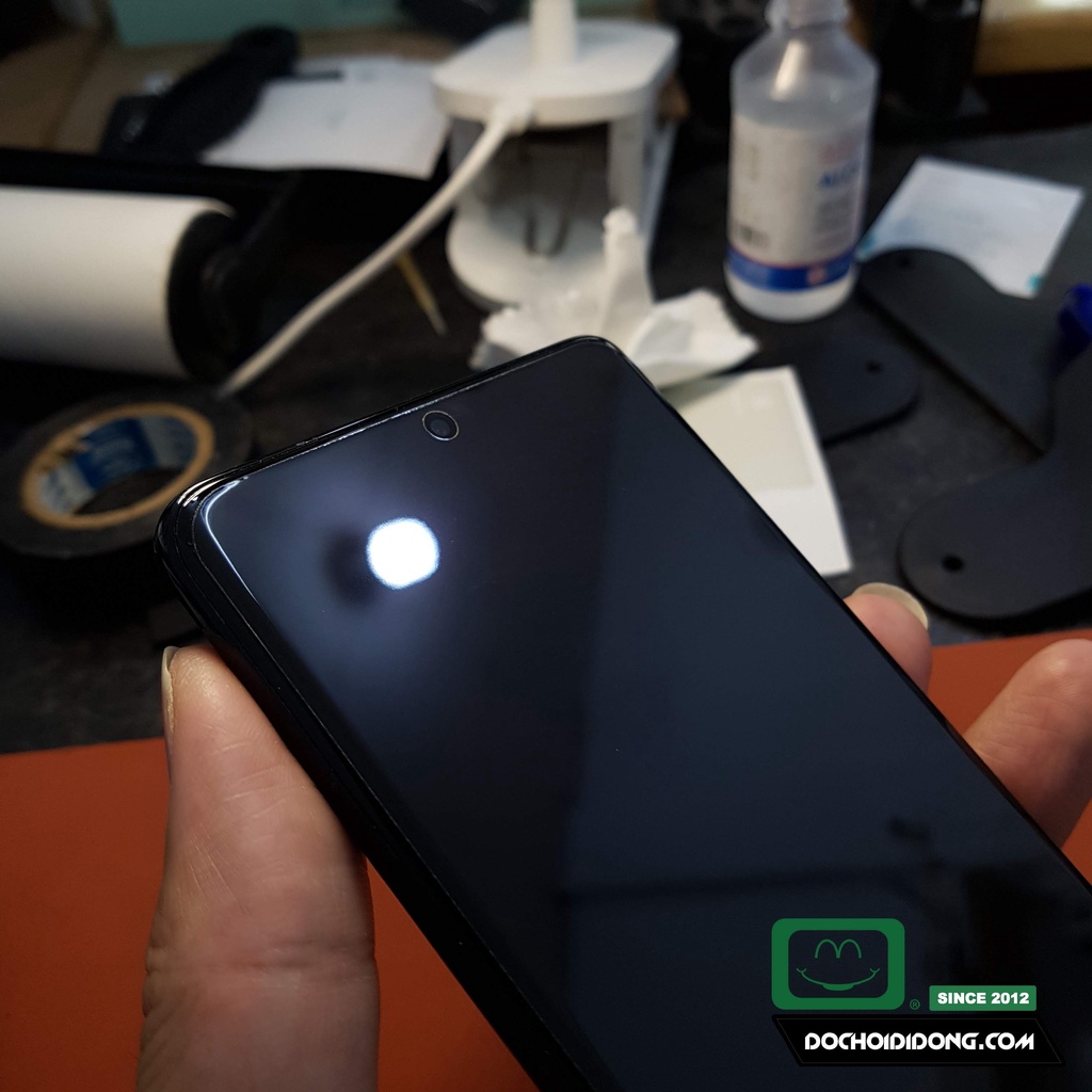 Miếng dán màn hình polime UV  Zacase kháng khuẩn cao cấp dành cho Samsung S21 Plus + Ultra 5G