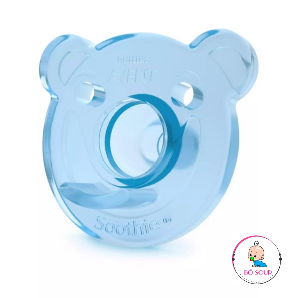 Núm ty giả silicon nguyên khối Philips Avent (vỉ đôi)