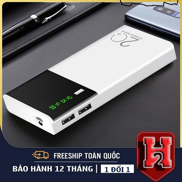 🔥Sạc Dự Phòng Dung Lượng Lớn 30000 mAh🔥 Thông Minh, Tự Ngắt