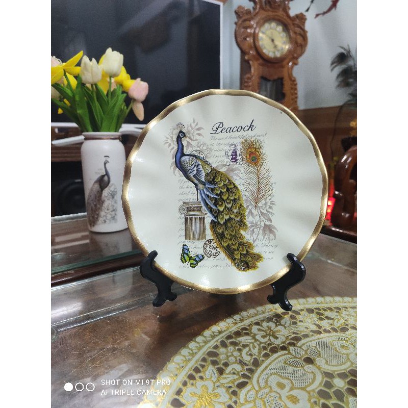 Đĩa phong thủy tài lộc 22 cm | BigBuy360 - bigbuy360.vn