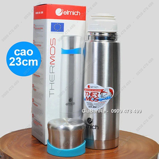 MS: 4718 - BÌNH GIỮ NHIỆT THEMOS ELMICH 6386 - 500ML - HÀNG QUÀ TẶNG CÓ LOGO NHỎ