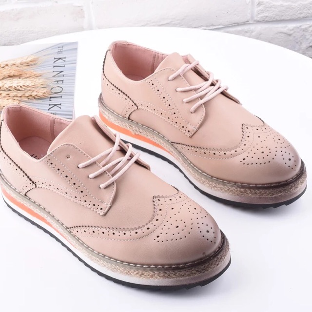 Giày oxford đen36-hồng 37-38-xám nhạt 36 | BigBuy360 - bigbuy360.vn