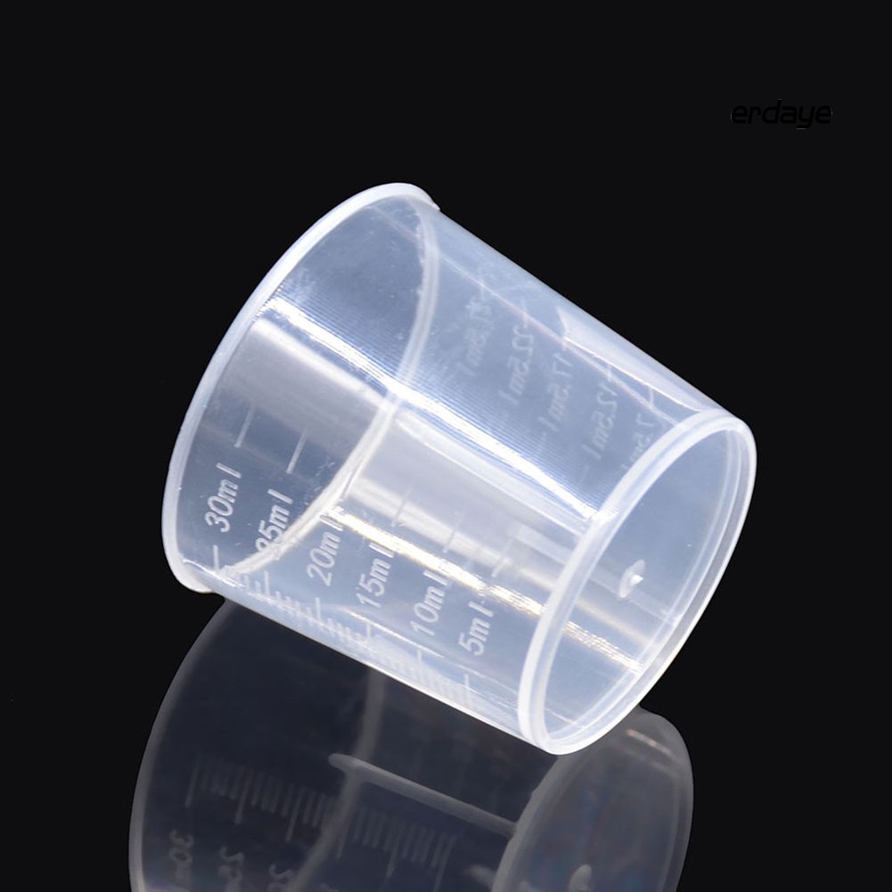 Bộ 10 Cốc Đong Bằng Nhựa 30ml Tiện Dụng