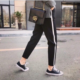 Quần 1 sọc ống suông