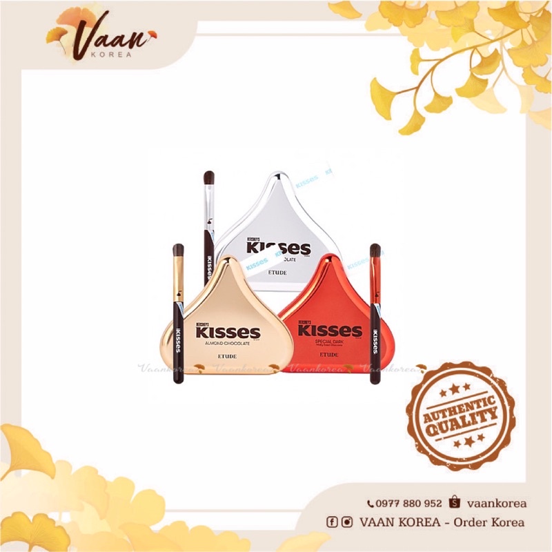 [Kèm cọ] Phấn Mắt Etude House Play Color Eyes Hershey Kisses