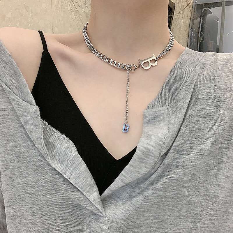 vòng cổ Mặt Hình Bướm Bằng Thép Không Gỉ Phong Cách Boho Thời Trang Cho Nữ