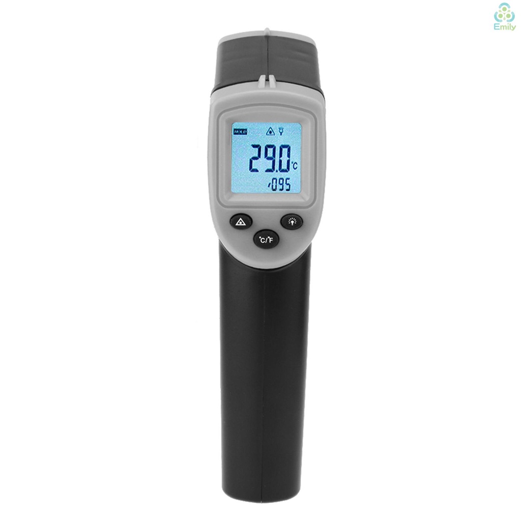 Nhiệt kế hồng ngoại kỹ thuật số không tiếp xúc -50-380 C (Không tiếp xúc)