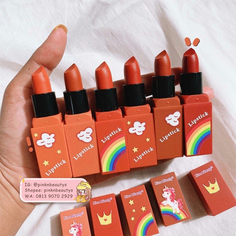 (Hàng Mới Về) Son Môi Trang Điểm Màu Cầu Vồng Kỳ Lân | BigBuy360 - bigbuy360.vn