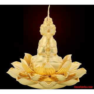 Tượng phật bà mạ vàng để ô tô