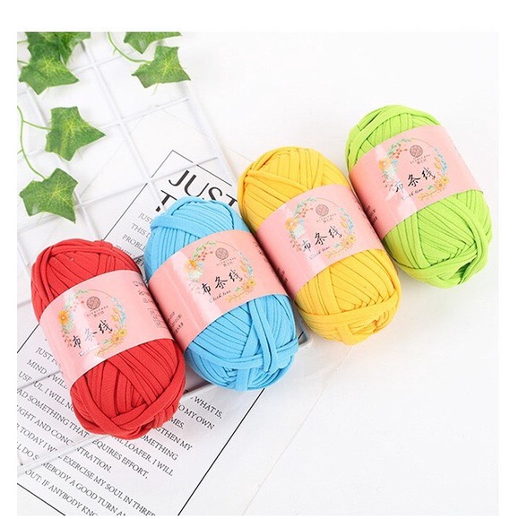 Sợi vải nhẹ cao cấp 100gr, len sợi đan móc DIY - Tiệm nhà Lam