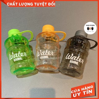 Bình nước thể thao mini 650ml bình nước nhựa