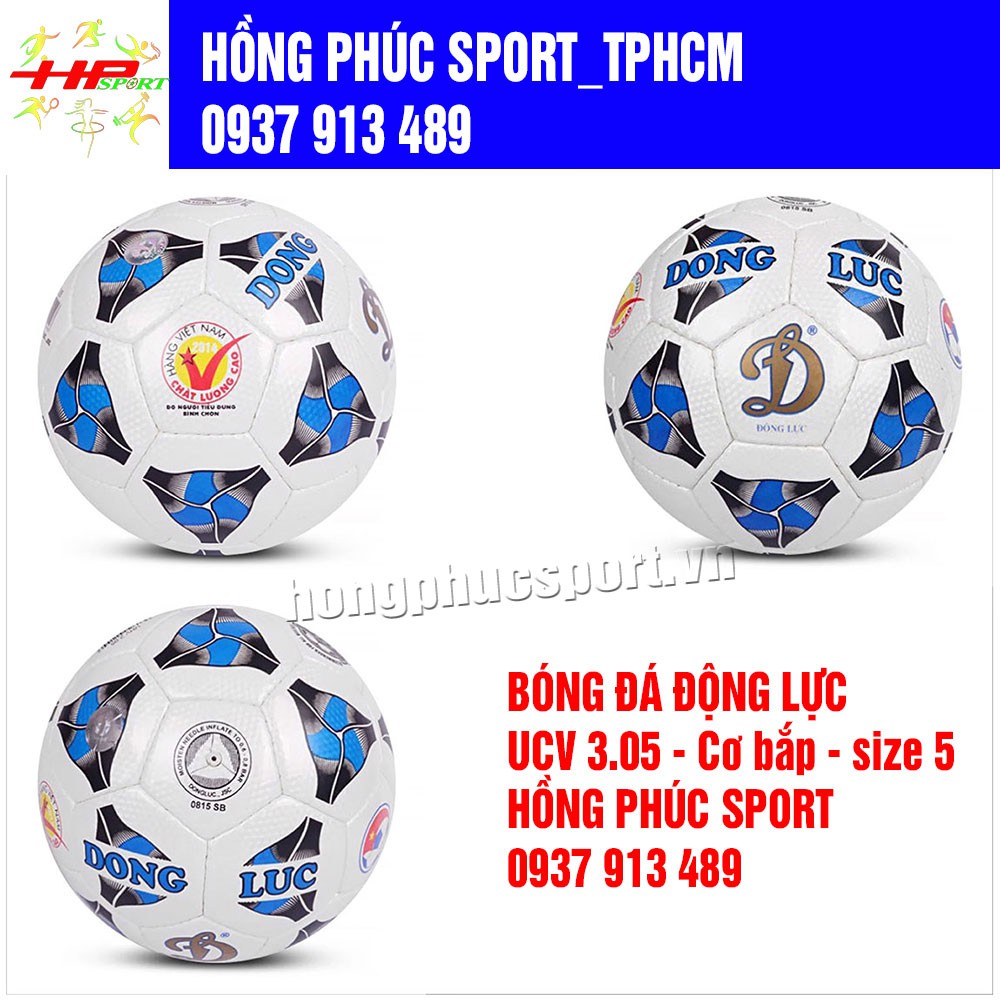 [Bán Lẻ Giá Sỉ] Quả bóng đá Động Lực cơ bắp UCV 3.05 Số 5 - Size 5 hàng chính hãng