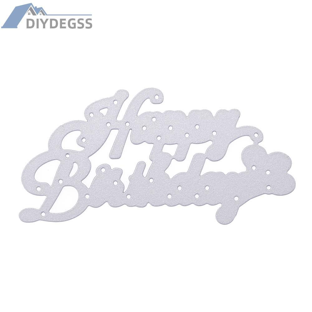 Diydegss2 Birthday DIY Metal Scrapbook Craft Embroidery Art Cutting Die Stencils Gift