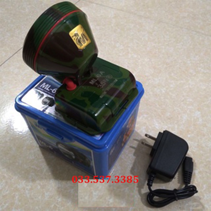 Đèn pin siêu sáng mini, đèn pin lấy ráy tai ML6 có dây đội đầu độ bền cao