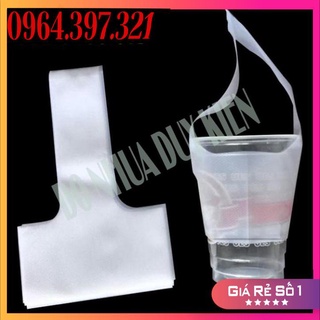 500Gr TÚI CHỮ T Đựng Cốc Trà Chanh , Túi Đựng Cốc Trà Sữa