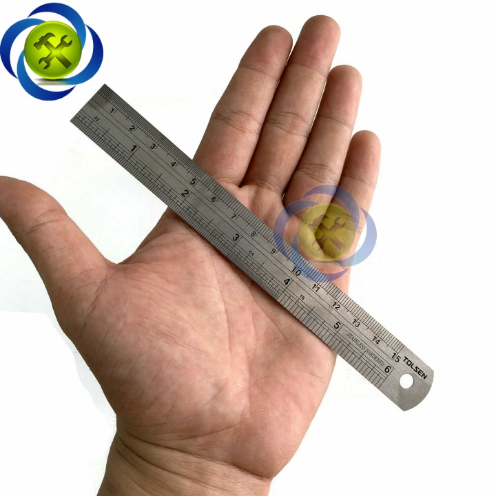 Thước lá 150mm  Tolsen 35024 kích thước 150mm x 19mm x 0.8mm