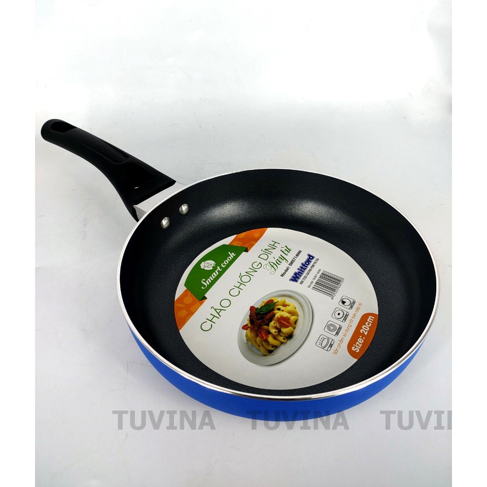 Chảo Chống Dính Đáy Từ  Elmich (Smartcook) Size 20/24/26/28/30cm SM5714MN / SM5715MN / SM5716MN / SM5717MN / SM5718MN