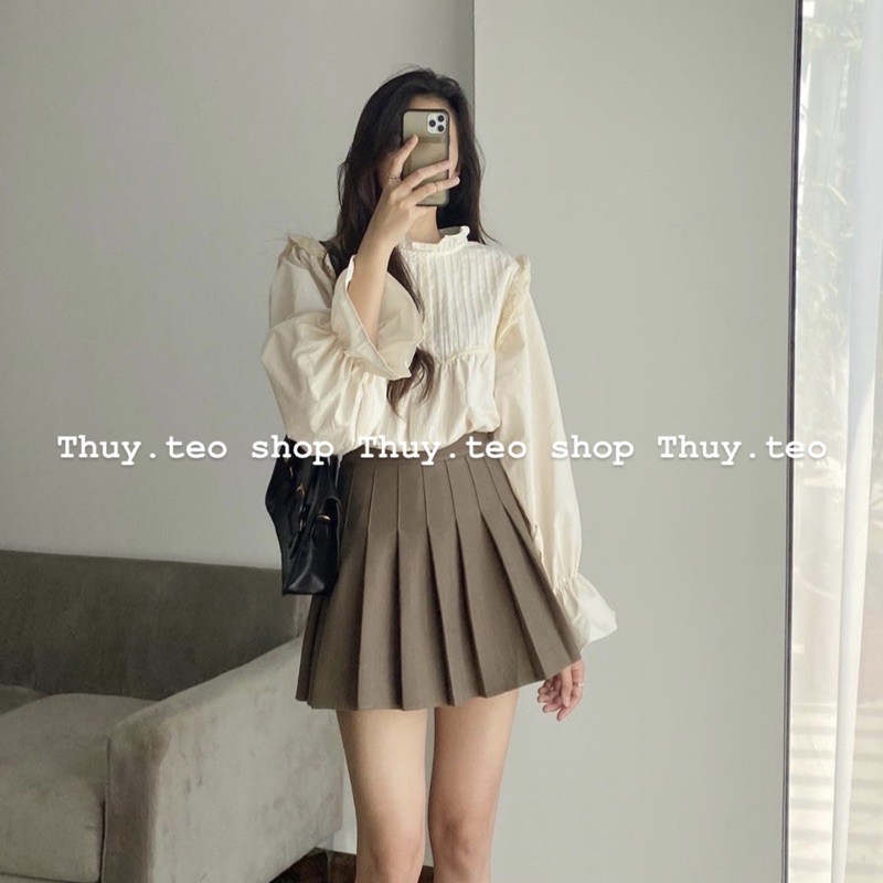 ÁO SƠ MI KIỂU TAY BỒNG ULLZANG - SƠ MI CÁNH TIÊN SM05