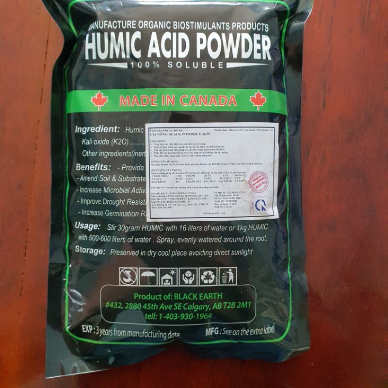 Phân Humic Acid Canada