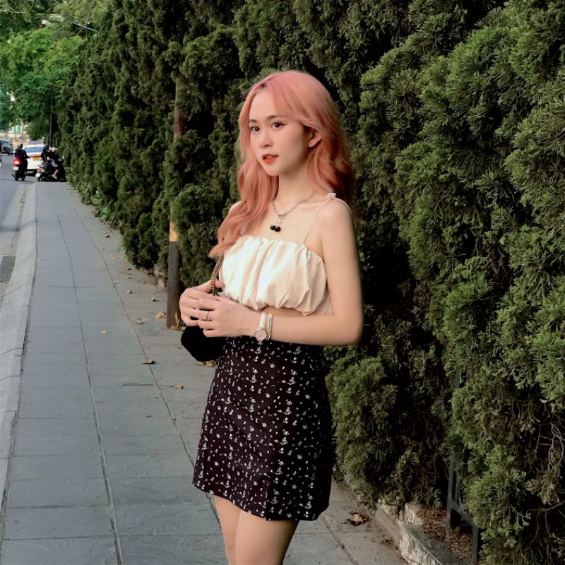 Hana skirt chân váy ngắn mini xẻ đùi form A