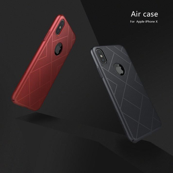 [TẶNG CƯỜNG LỰC] ỐP LƯNG IPHONE X NILLKIN AIR TẢN NHIỆT CHÍNH HÃNG [NEW SALEOFF]