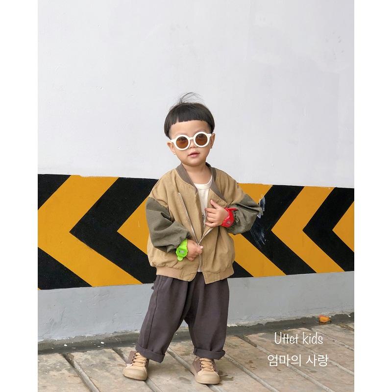 ÁO KHOÁC KAKI BOMBER PHONG CÁCH HÀN QUỐC DÀNH CHO BÉ GÁI VÀ BÉ TRAI 1530