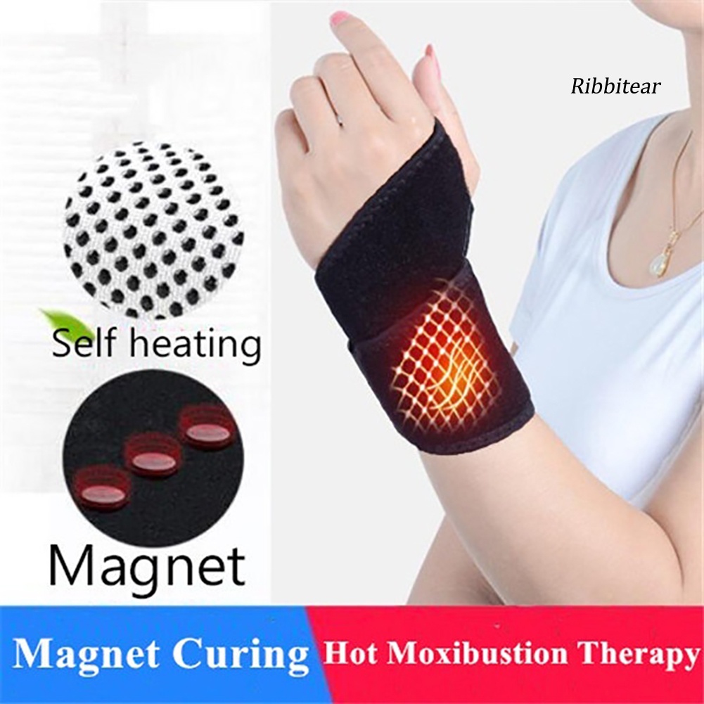 Cặp băng đeo cổ tay tự làm nóng từ tính bảo vệ cổ tay
