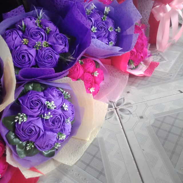 Combo 10b hoa giấy xoắn