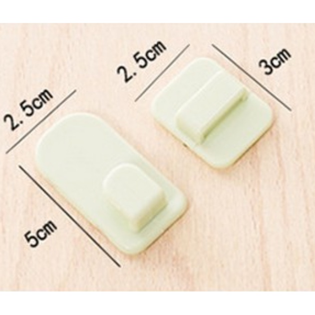 Set 2 bộ móc treo dán tường remote tiện dụng