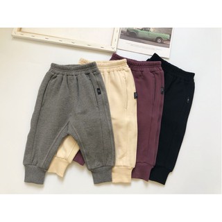 Quần nỉ trơn nhiều màu sắc xinh cho bé 6-25kg- Quần nỉ bông ấm áp cho bé