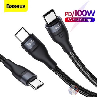 Cáp sạc nhanh 2 đầu Type C to Dual Type C Baseus Flash Series 100W