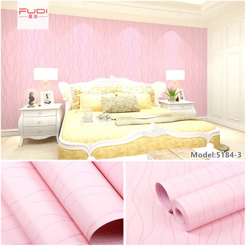 10M GIẤY DÁN TƯỜNG SÓNG HỒNG (45cm x 10m) 5184-3