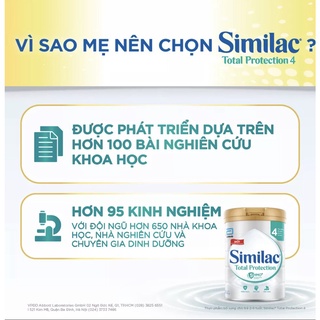 [HSD T11-2023] Sữa Bột Similac Total Protection 3 900g