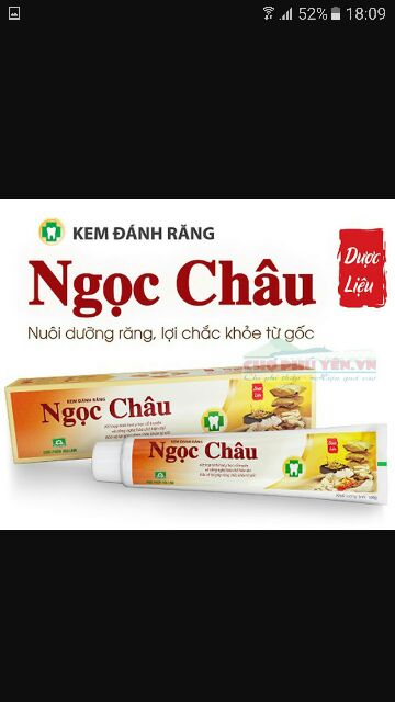 Kem đánh răng thảo dược ngọc châu tuýp mới 125g