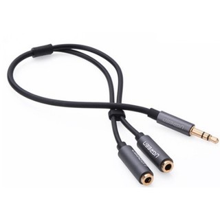 Cáp chia 3.5mm 1 ra 2 ugreen 10532