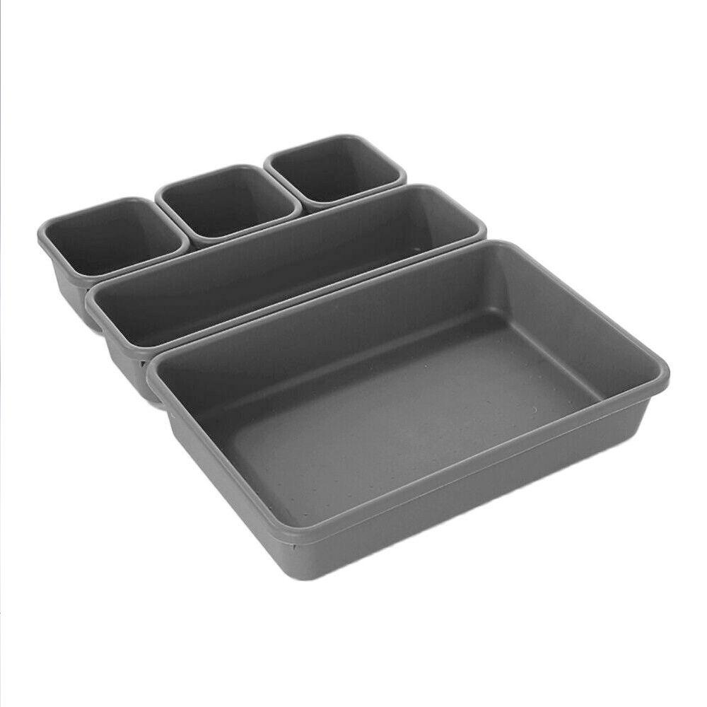 Set 8 Dụng Cụ Bằng Nhựa Giúp Tiết Kiệm Không Gian Cho Ngăn Tủ Chén Dĩa