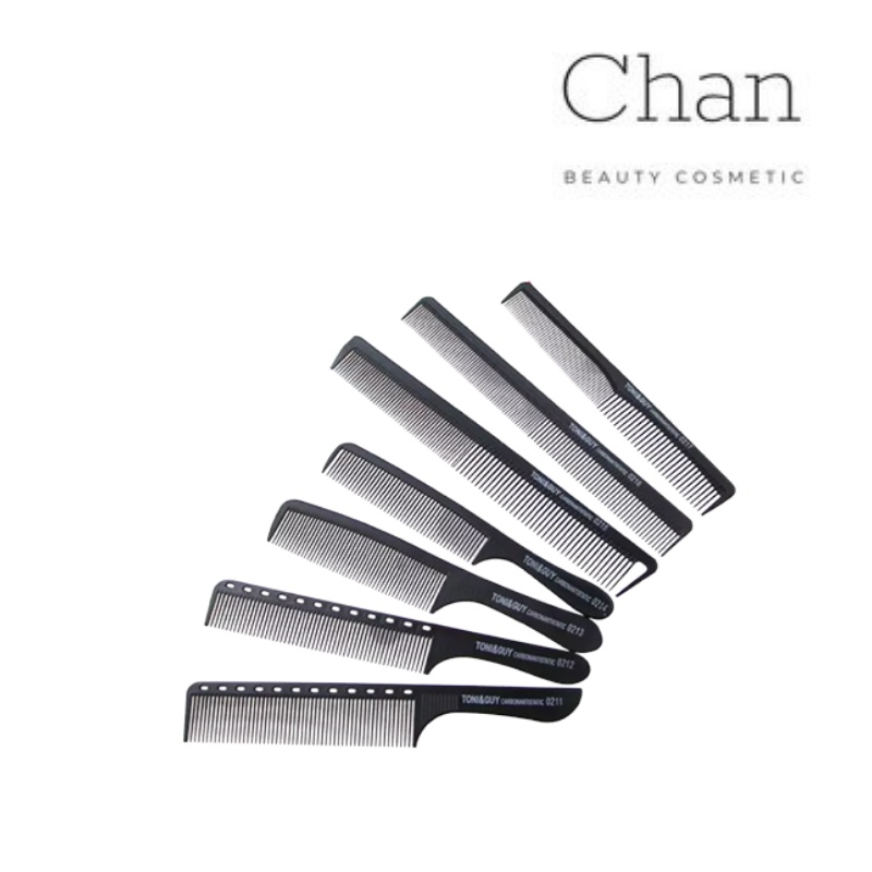 Lược cắt tóc Tony nhựa ABS cao cấp - Bộ 7 lược toni guy công nghệ Nhật Bản - Chan beauty cosmetic