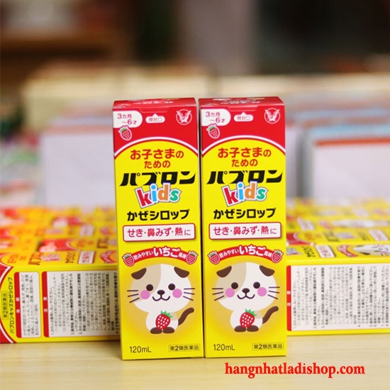 Siro ho Paburon Nhật bản 120ml cho bé từ 3 tháng tuổi