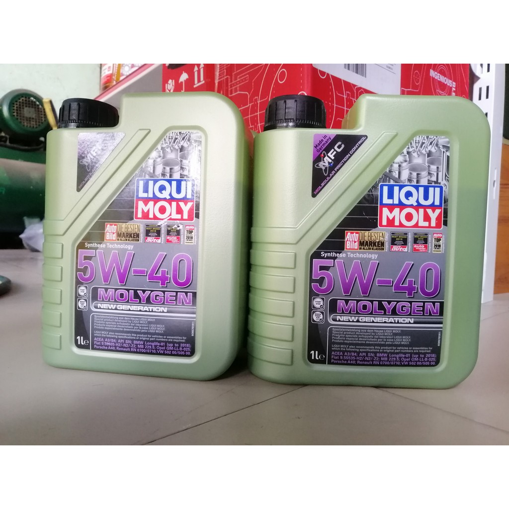 Nhớt xe tay ga Liqui Moly 5W40 Molygen 1 Lit