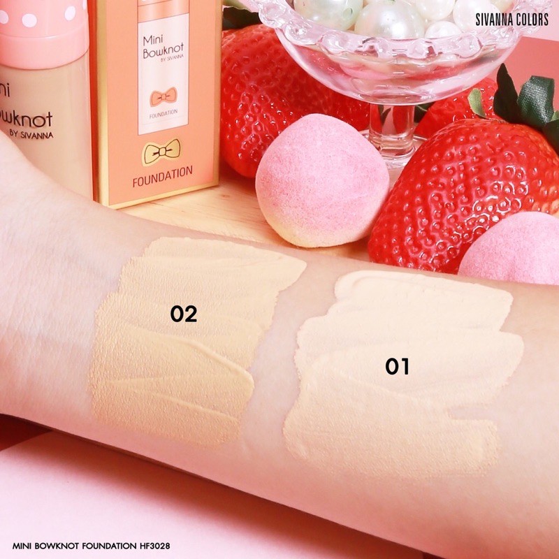 Kem nền mini SIVANNA Bowknot Màu 01 | BigBuy360 - bigbuy360.vn