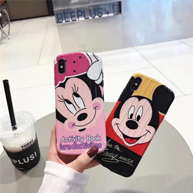 [Ốp Đôi] Mikey Mouse nhựa dẻo full màu cho ip6 - XsMax. "Tổng buôn ốp miền bắc"