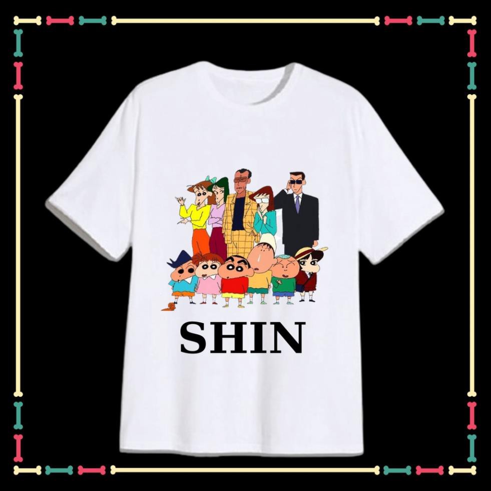 ÁO THUN XIN XÒ IN HÌNH SHIN - CẦU BÉ BÚT CHÌ ( TỪ 10KG ĐẾN 90KG, ĐỦ SIZE ÁO)