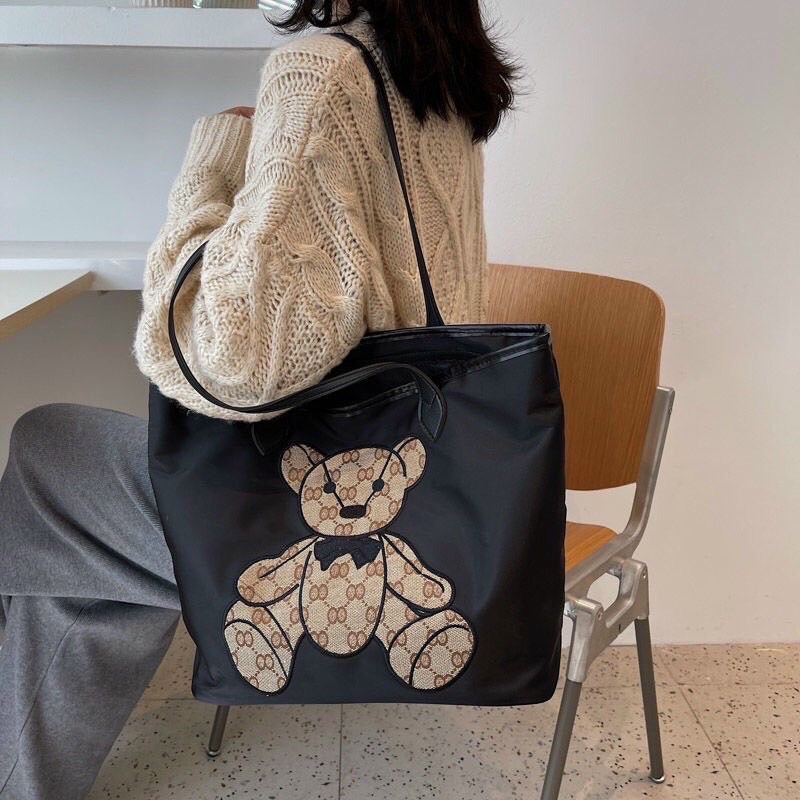 Túi Tote Đeo Vai, Túi Công Sở Nữ Hình Gấu