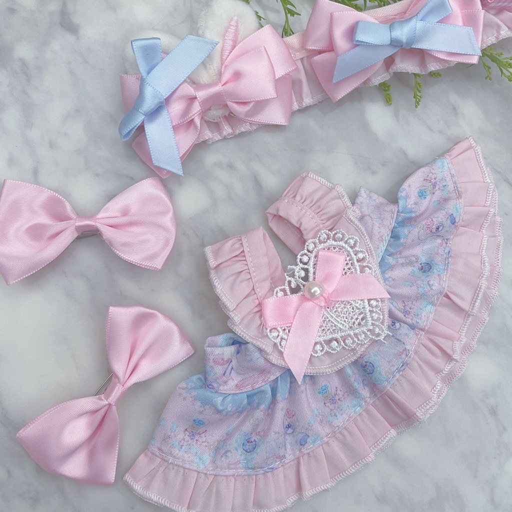 20cm cotton doll clothes non-attribute doll multi-point set 20cm Xing Dailu the same lovely dress