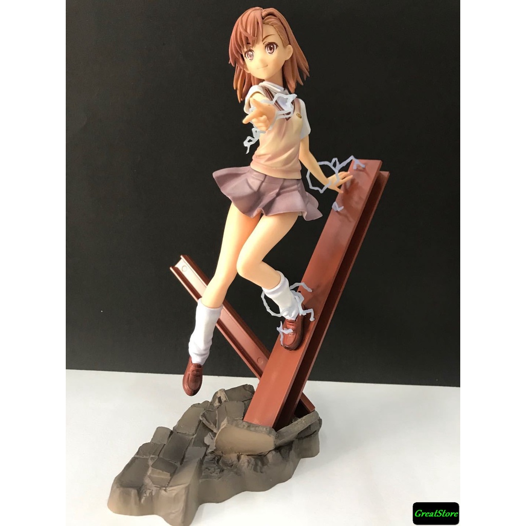 ( Sẵn ) Mô hình Figuer Anime MIKOTO MISAKA Tuyệt chiêu RailGun