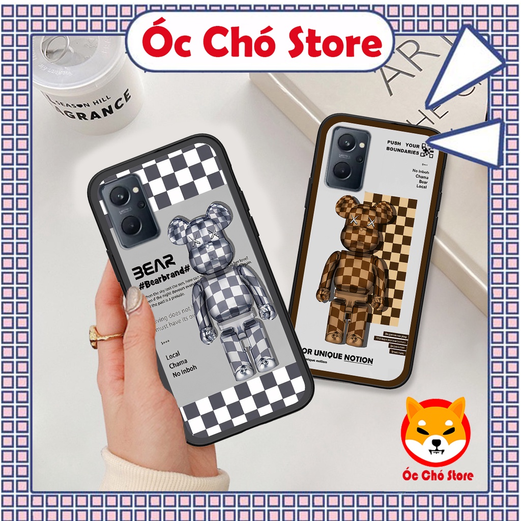 Ốp Realme 9i / 9 4G / 9 Pro Plus in hình gấu bearick mẫu mới hot trend style cá tính