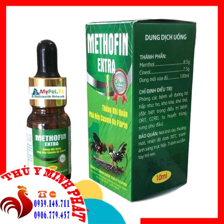 Methofin Extra 10ml Thông Khí Quản